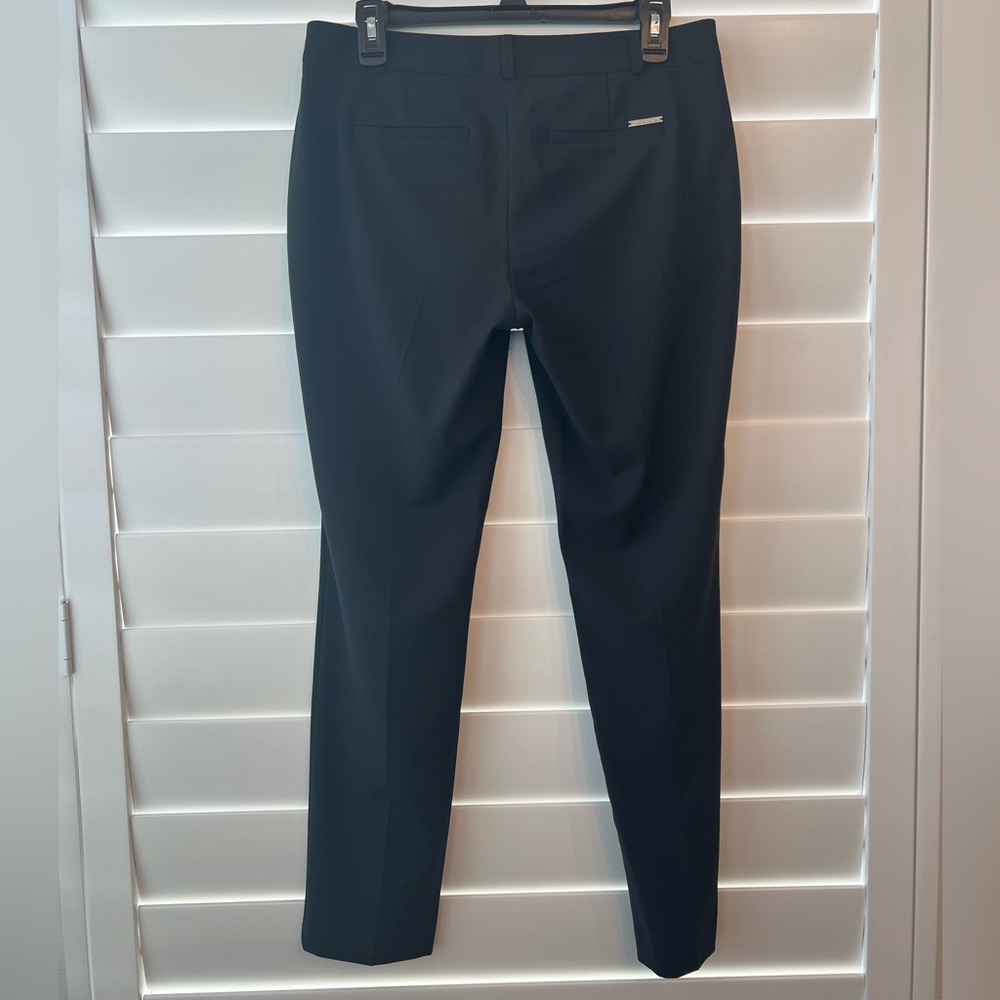 Michael Kors Black Button-Detail Pants - Picture 2 of 10